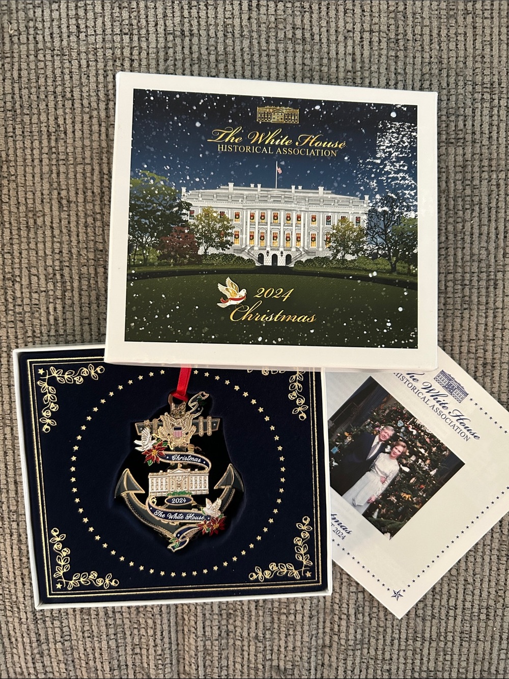 2024 white house historical association Christmas tree Ornament Jimmy Carter